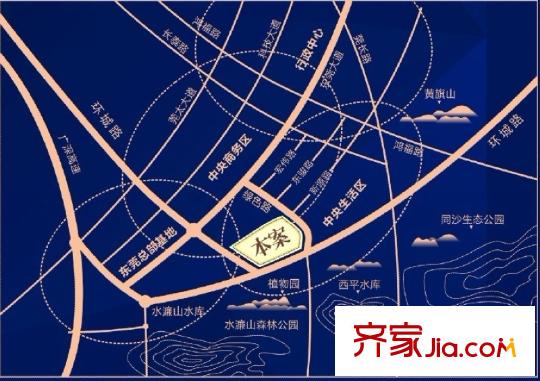 佳兆業(yè)御墅區(qū)位圖