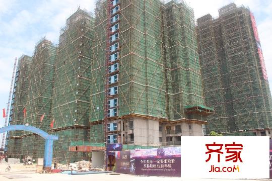 東江華府工程進度圖（2015-7-13）