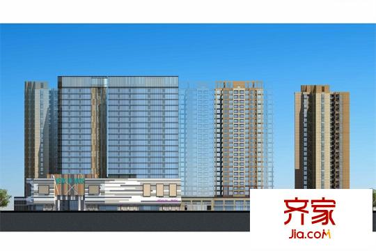 鴻華?I尚城沿街立面圖