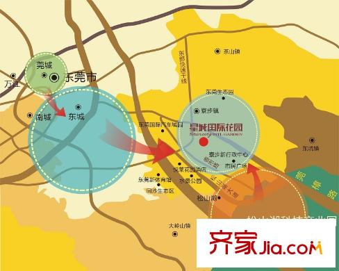 星城星筑灣星城國際區(qū)位