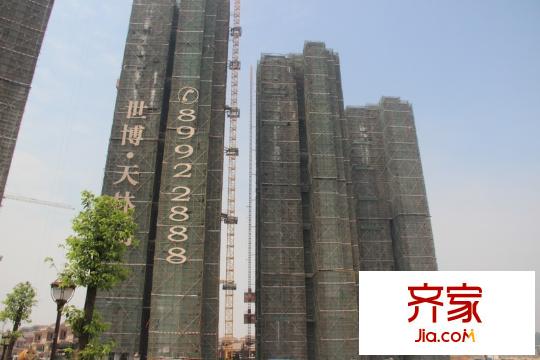天林湖花園樓盤施工（2013-10-19）