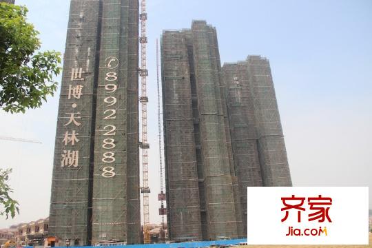 天林湖花園樓盤施工（2013-10-19）