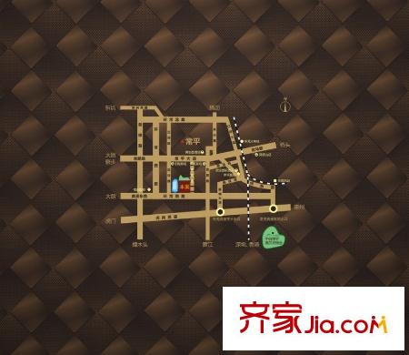 天林湖花園區(qū)位圖