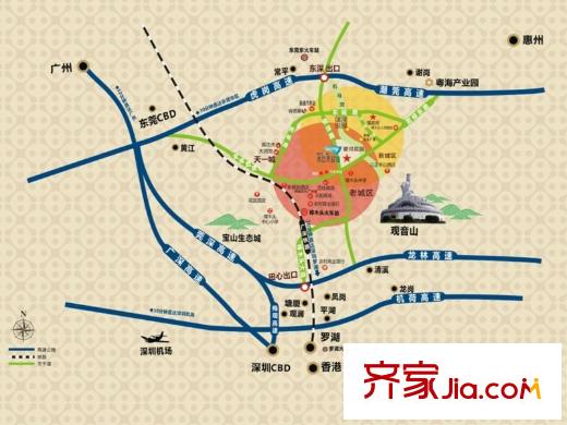 碧河四期水云天公館區(qū)位圖