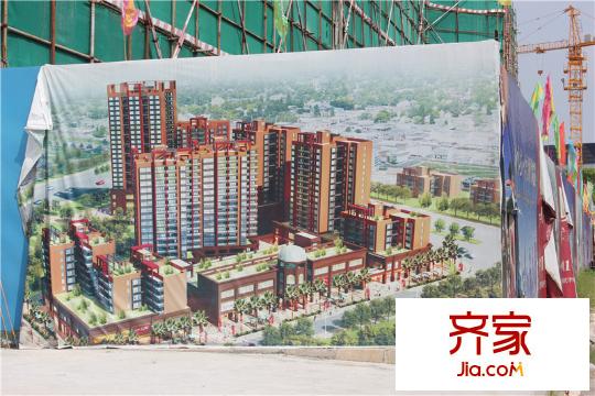 時(shí)代華庭項(xiàng)目外景（2014-8-18）