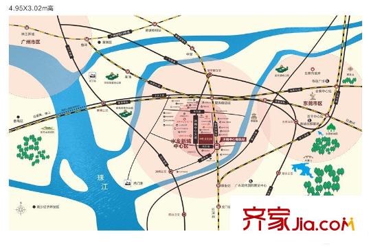 中熙香緹公館交通圖