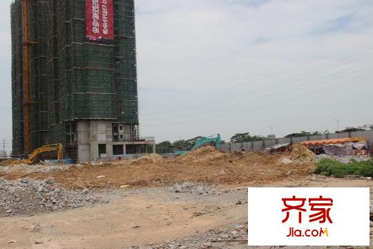 東江華府工程進度圖（2015-7-13）