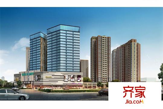 鴻華?I尚城沿街白天透視圖