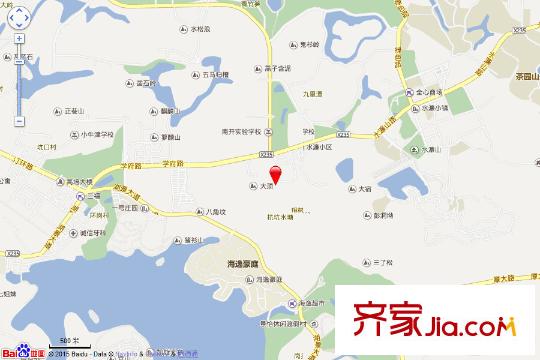 萬科翡麗山電子地圖