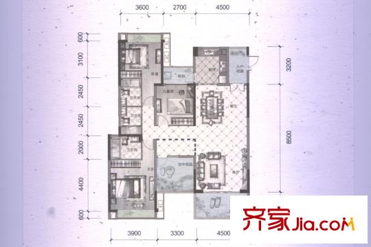 鼎峰源著1-A戶型