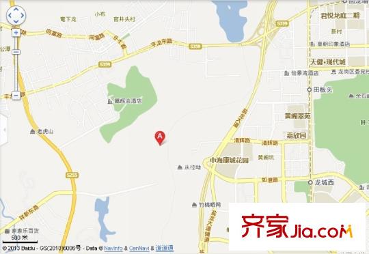 名流印象花園電子地圖