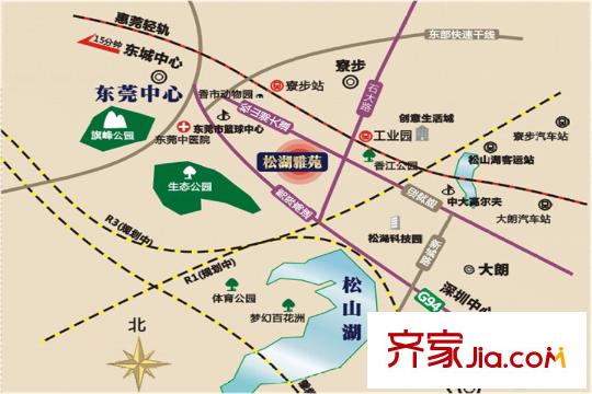 振業(yè)松湖雅苑交通圖