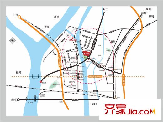 港口國際交通區(qū)位圖