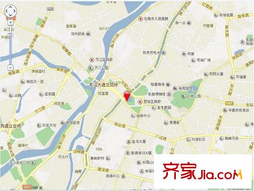 恒大華府交通圖
