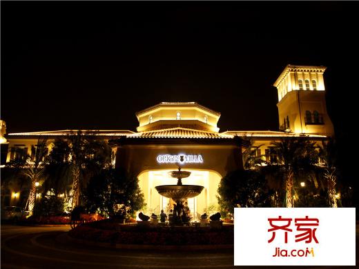 鼎峰源著項(xiàng)目夜景圖（2013-10-20）