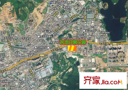 名流印象花園區(qū)位示意圖