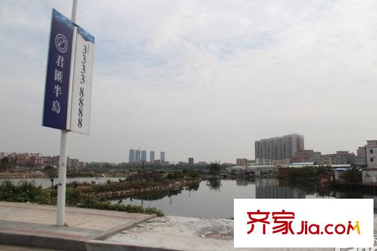 新世紀(jì)君匯半島水鄉(xiāng)景色（2014-2-20）