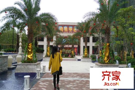 信鴻瀾岸銷售中心園林（2015-3-6）