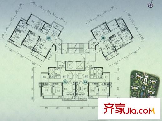 星際灣9號(hào)樓2單元 3室2廳2衛(wèi)