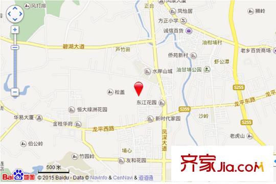 東江花園倚山居電子地圖