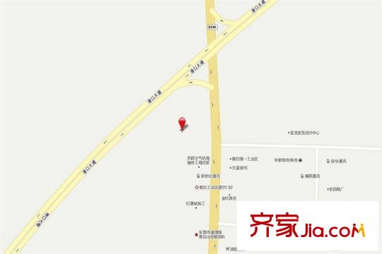新里城西城道交通圖
