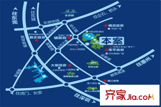 碧桂園豪庭區(qū)位圖