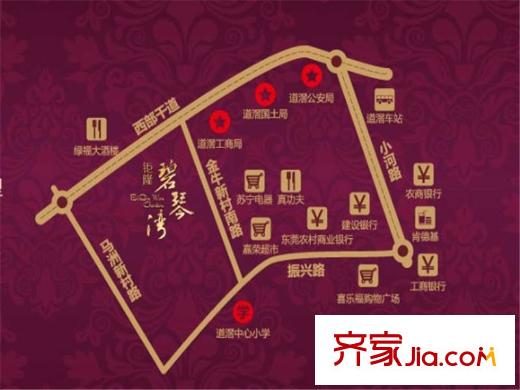 碧琴灣花園項(xiàng)目小區(qū)域圖