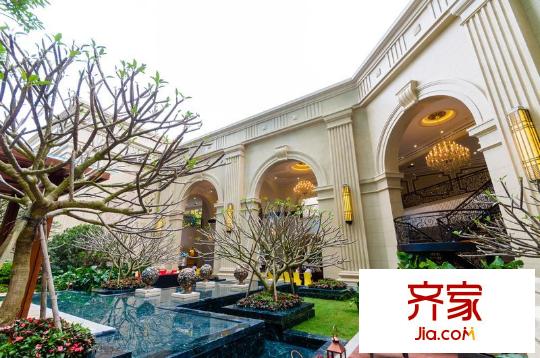 萬達御湖公館展示區(qū)實景（2014-4-21）