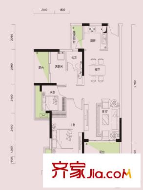利豐時(shí)代3棟02、03戶型 3室2廳2衛(wèi)1廚