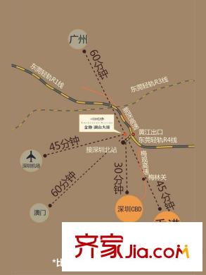 金地湖山大境區(qū)域地圖