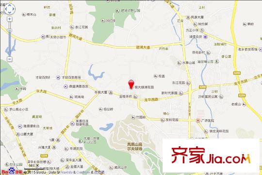 恒大綠洲電子地圖