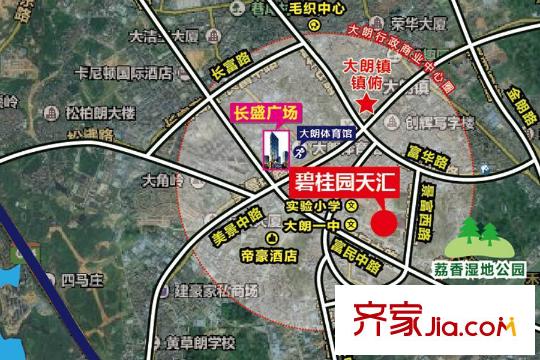 碧桂園天匯交通圖