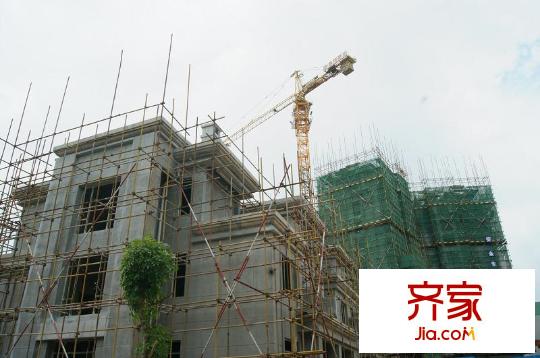 富盈御荷洋房施工進(jìn)度圖（2012-8-22）