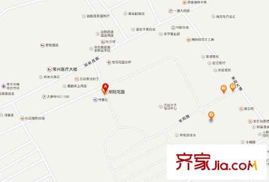 常陽花園別墅交通圖東莞  