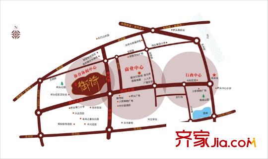 富盈御荷別墅交通圖小區(qū)位示意圖