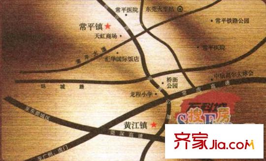 萬科城六期琥珀郡交通圖