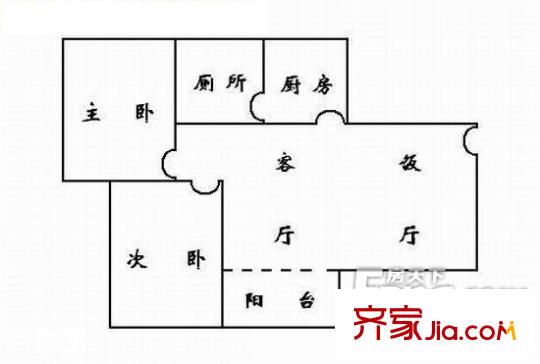 益田大運(yùn)城邦住宅 3室戶型圖