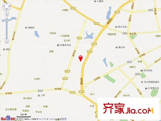 山水江南別墅交通圖 