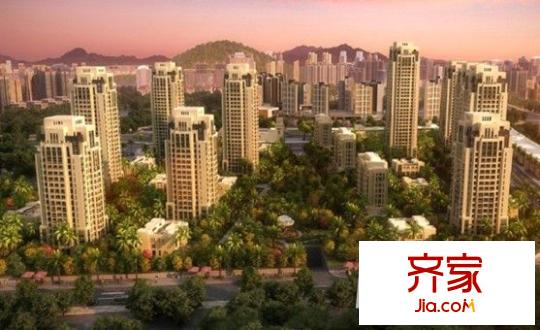萬科紫臺別墅外景圖東莞  