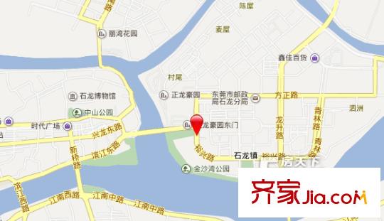 金沙灣別墅交通圖 