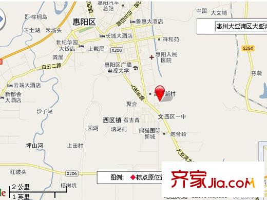 翡翠山交通坐標圖