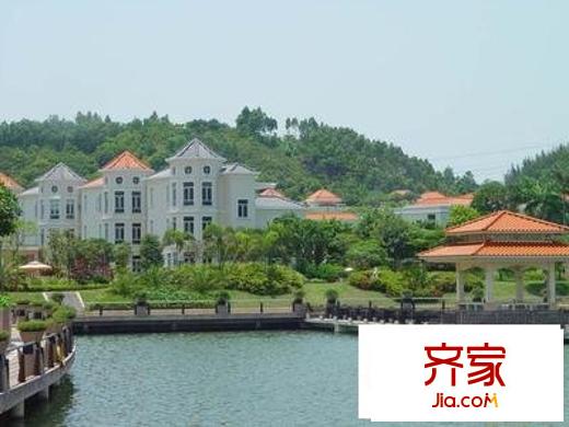 三正半山湖畔外景圖 