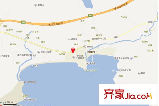 碧桂園十里銀灘交通坐標(biāo)圖