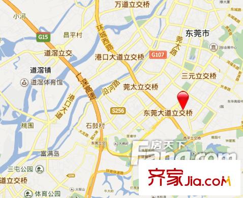 世紀城國際公館三期別墅交通圖 