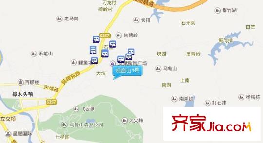 觀音山1號(hào)交通圖 