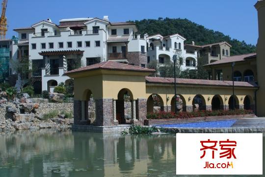 萬科麓湖別墅實景圖虹橋印畫景觀（2010.12.20）