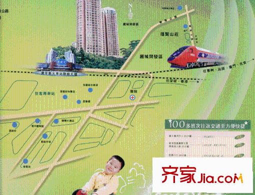 麗景花園交通圖