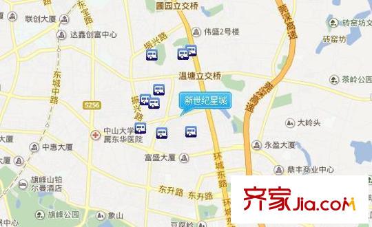 新世紀(jì)星城交通圖 