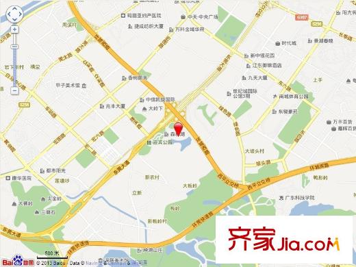 森林湖蘭溪谷交通圖電子地圖