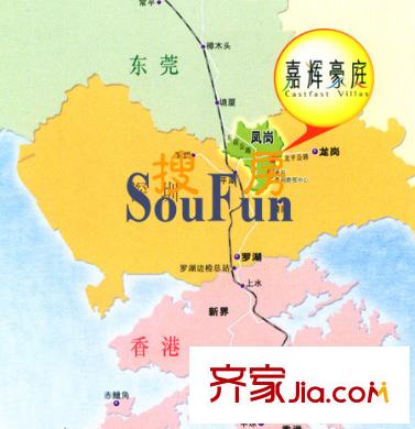 嘉輝豪庭交通圖